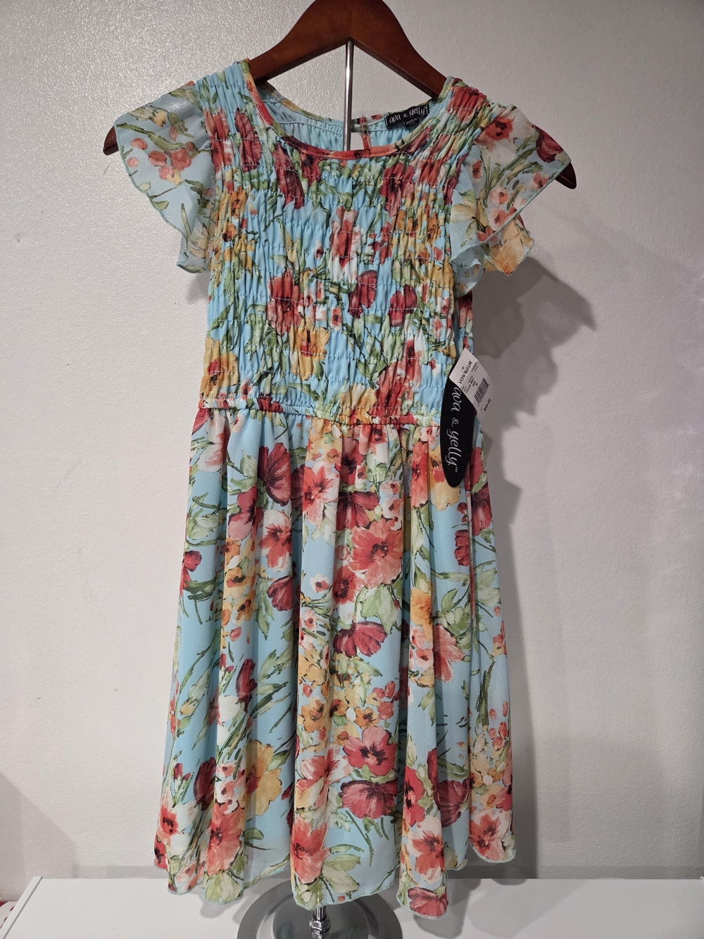 Ava & Yelly Von Maur Floral Smocked Dress